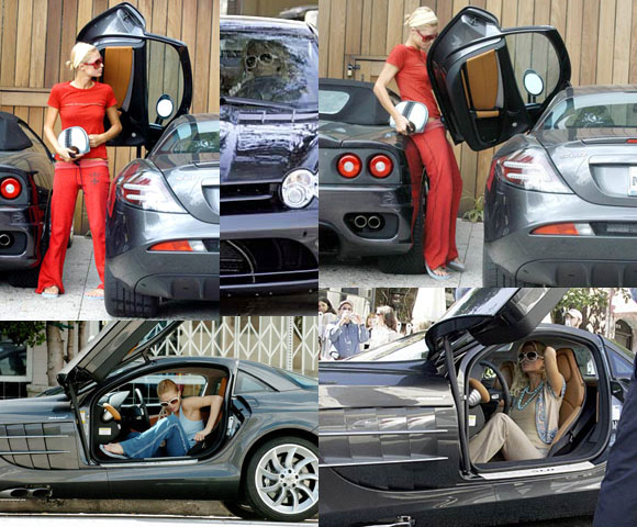Paris Hilton Mercedes-Benz SLR