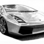 Cool car drawing