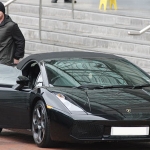 10 supercars with 10 super football stars