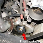 How to change a thermostat on a Ford Ranger