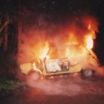 Mini photos of the day: Clubman on fire
