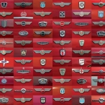 66 Mini bonnet badges