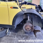 MINI Cooper Auxiliary Serpentine Fan Belt Change (Replacement Without Special Tools)
