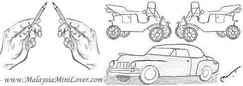 pencil drawings car