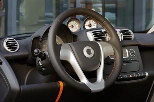 Smart Fortwo leather steering cover