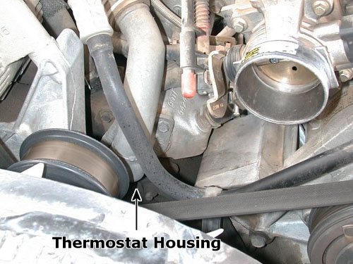 Thermostat housing in Ford Ranger