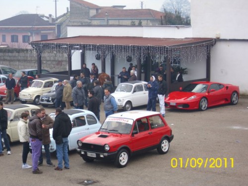 Fiat 500 and Ferrari