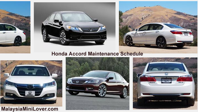 Honda Accord Maintenance Schedule