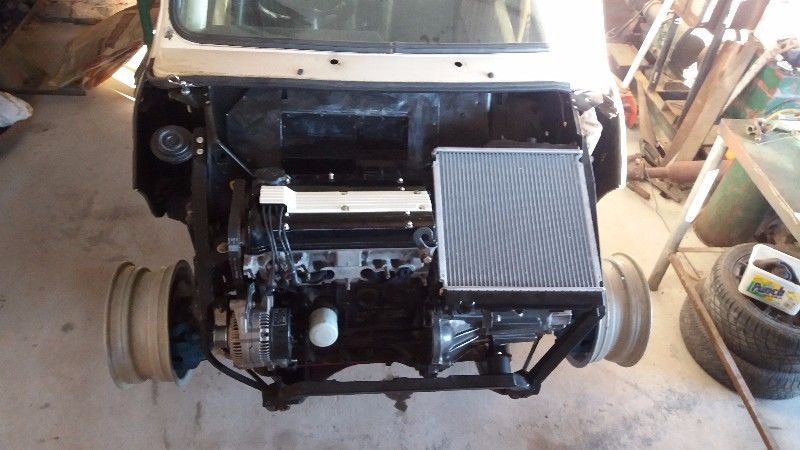 Mini Mk1 Toyota 4AGE engine